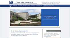 Desktop Screenshot of hirschandassociates.com